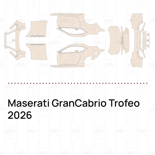 PPF prédécoupé Maserati GranCabrio Trofeo 2026