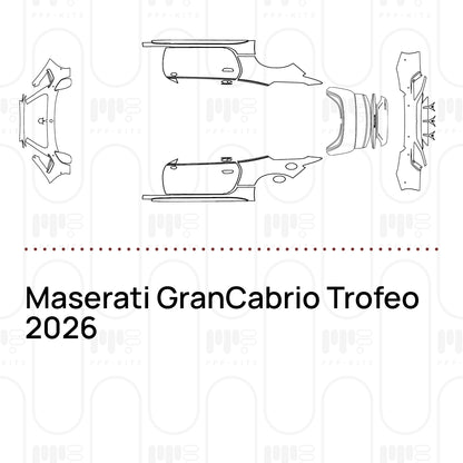 PPF prédécoupé Maserati GranCabrio Trofeo 2026