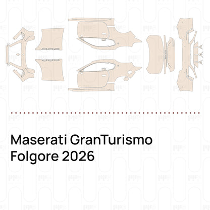 PPF prédécoupé Maserati GranTurismo Folgore 2026