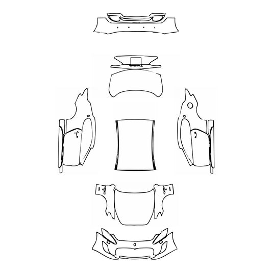 Pre-Cut PPF Maserati GranTurismo Sport 2015 - PPF-Kits