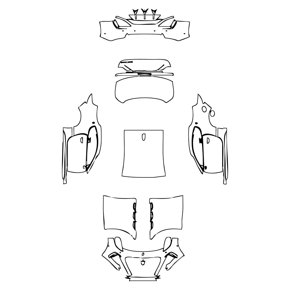 Pre-Cut PPF Maserati GranTurismo Trofeo 2025 - PPF-Kits