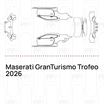 PPF prédécoupé Maserati GranTurismo Trofeo 2026