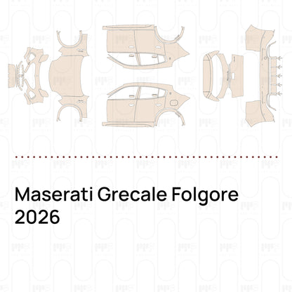 PPF prédécoupé Maserati Grecale Folgore 2026