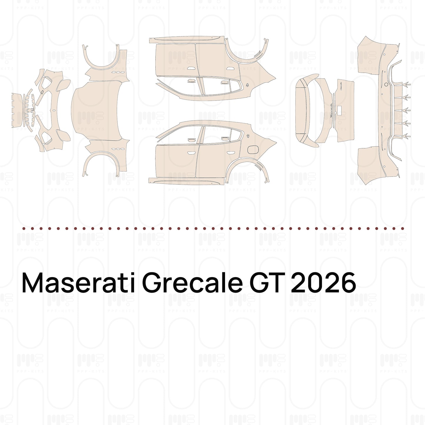 PPF prédécoupé Maserati Grecale GT 2026