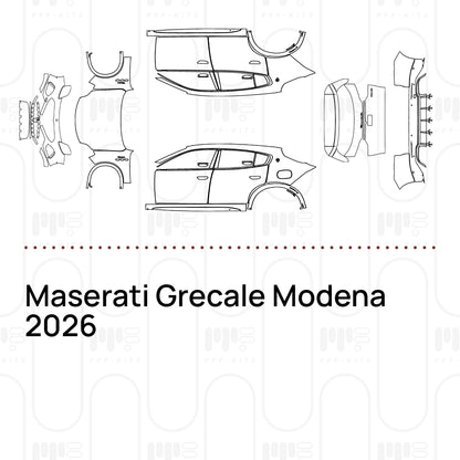 PPF prédécoupé Maserati Grecale Modena 2026