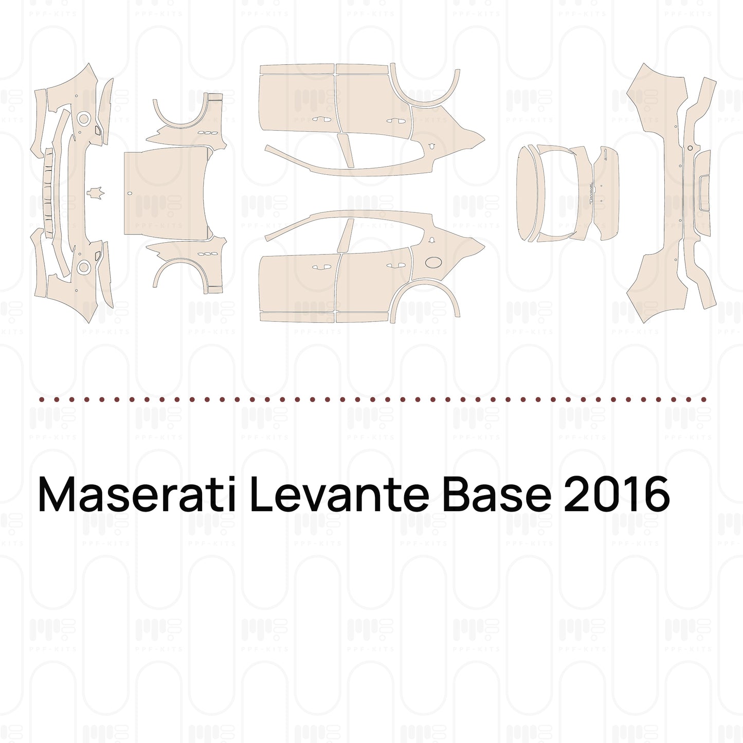 PPF prédécoupé Maserati Levante Base 2016