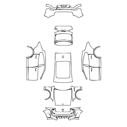 Pre-Cut PPF Maserati Levante GT 2022 - PPF-Kits