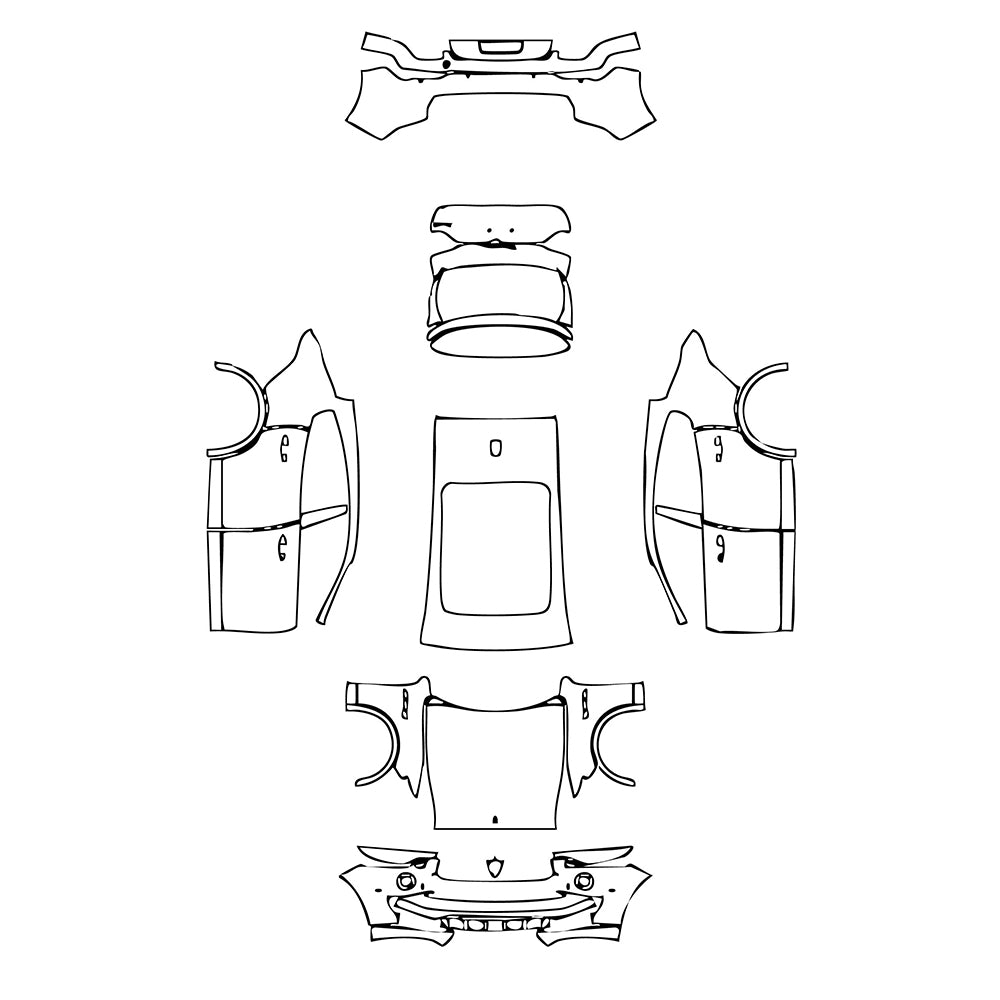 Pre-Cut PPF Maserati Levante GT 2023 - PPF-Kits
