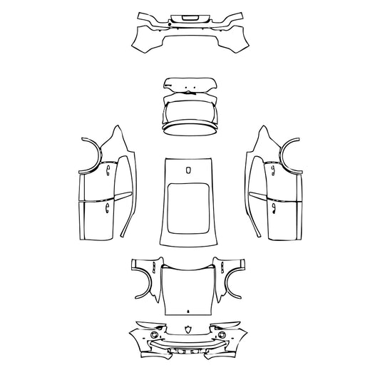 Pre-Cut PPF Maserati Levante GT 2024 - PPF-Kits