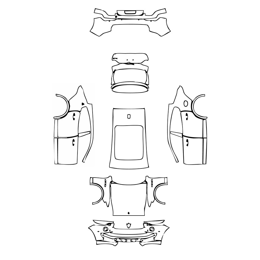 Pre-Cut PPF Maserati Levante Levante Base 2019 - PPF-Kits