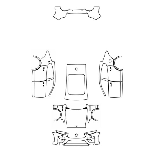 Pre-Cut PPF Maserati Levante Levante GranSport 2021 - PPF-Kits