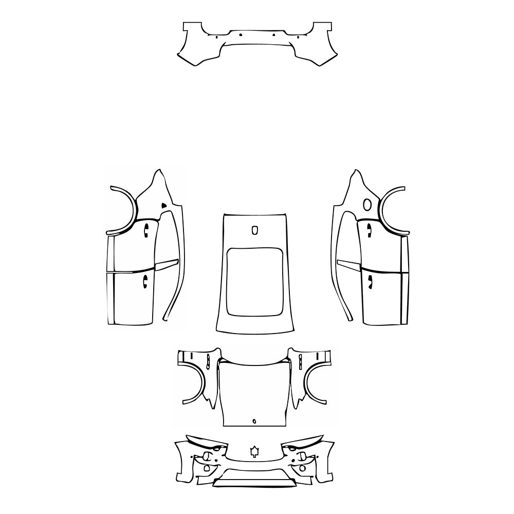 Pre-Cut PPF Maserati Levante Levante S GranSport 2021 - PPF-Kits