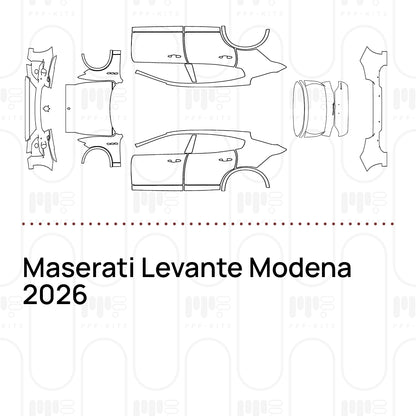 PPF prédécoupé Maserati Levante Modena 2026
