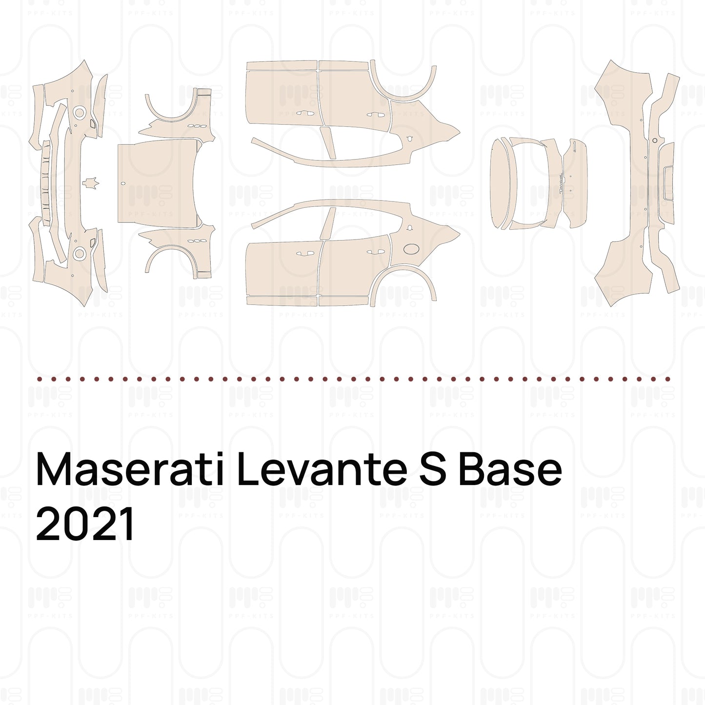 PPF prédécoupé Maserati Levante S Base 2021