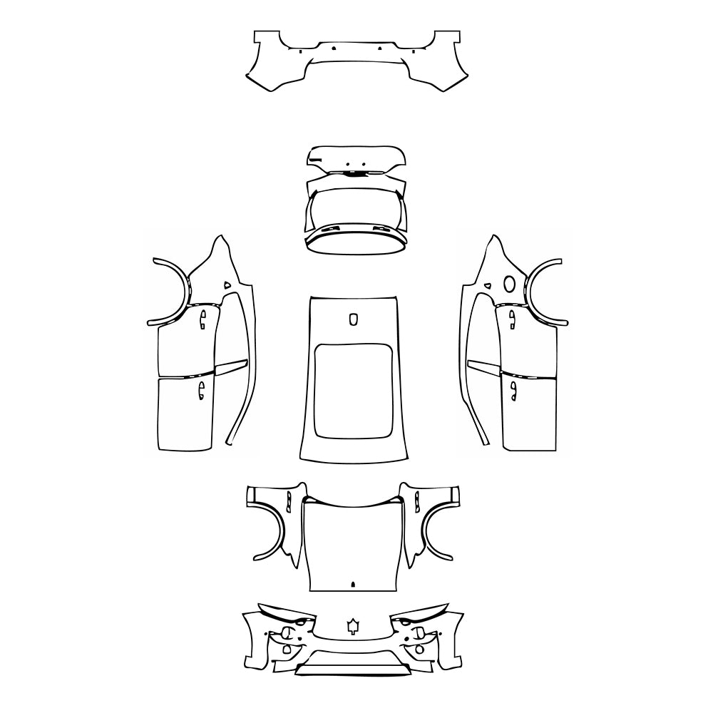 Pre-Cut PPF Maserati Levante Trofeo 2019 - PPF-Kits