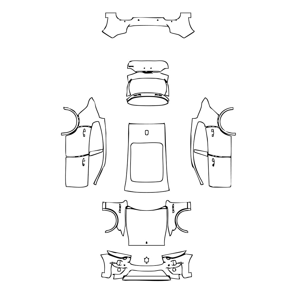 Pre-Cut PPF Maserati Levante Trofeo 2022 - PPF-Kits