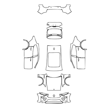 Pre-Cut PPF Maserati Levante Trofeo 2023 - PPF-Kits