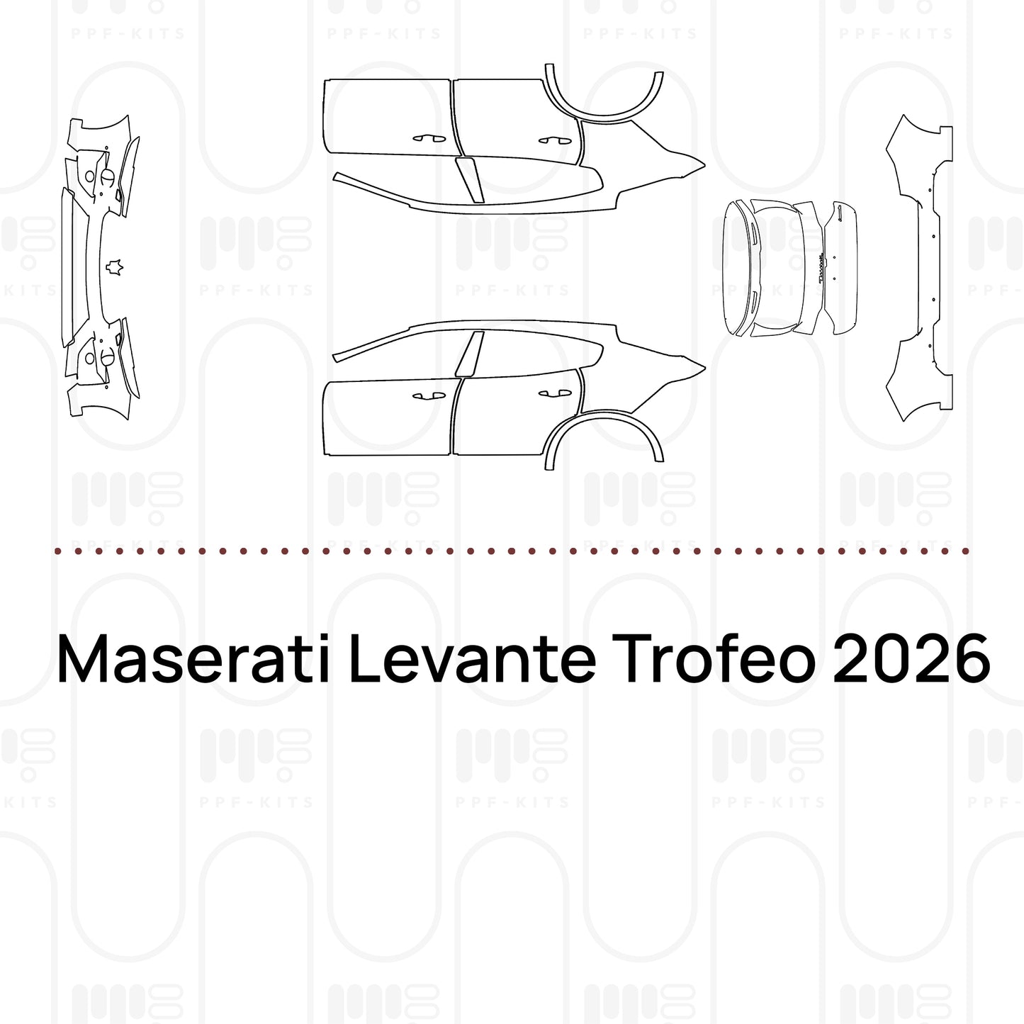 PPF prédécoupé Maserati Levante Trofeo 2026