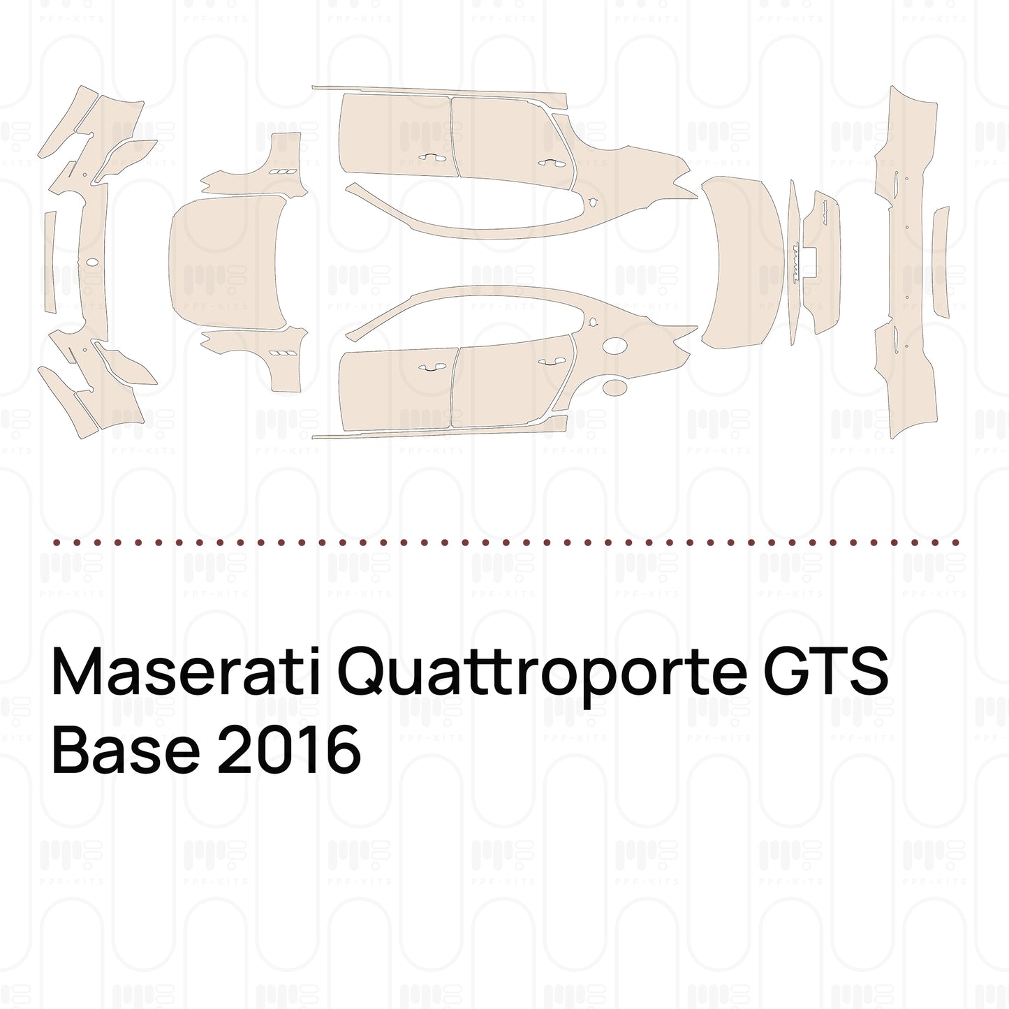 PPF prédécoupé Maserati Quattroporte GTS Base 2016