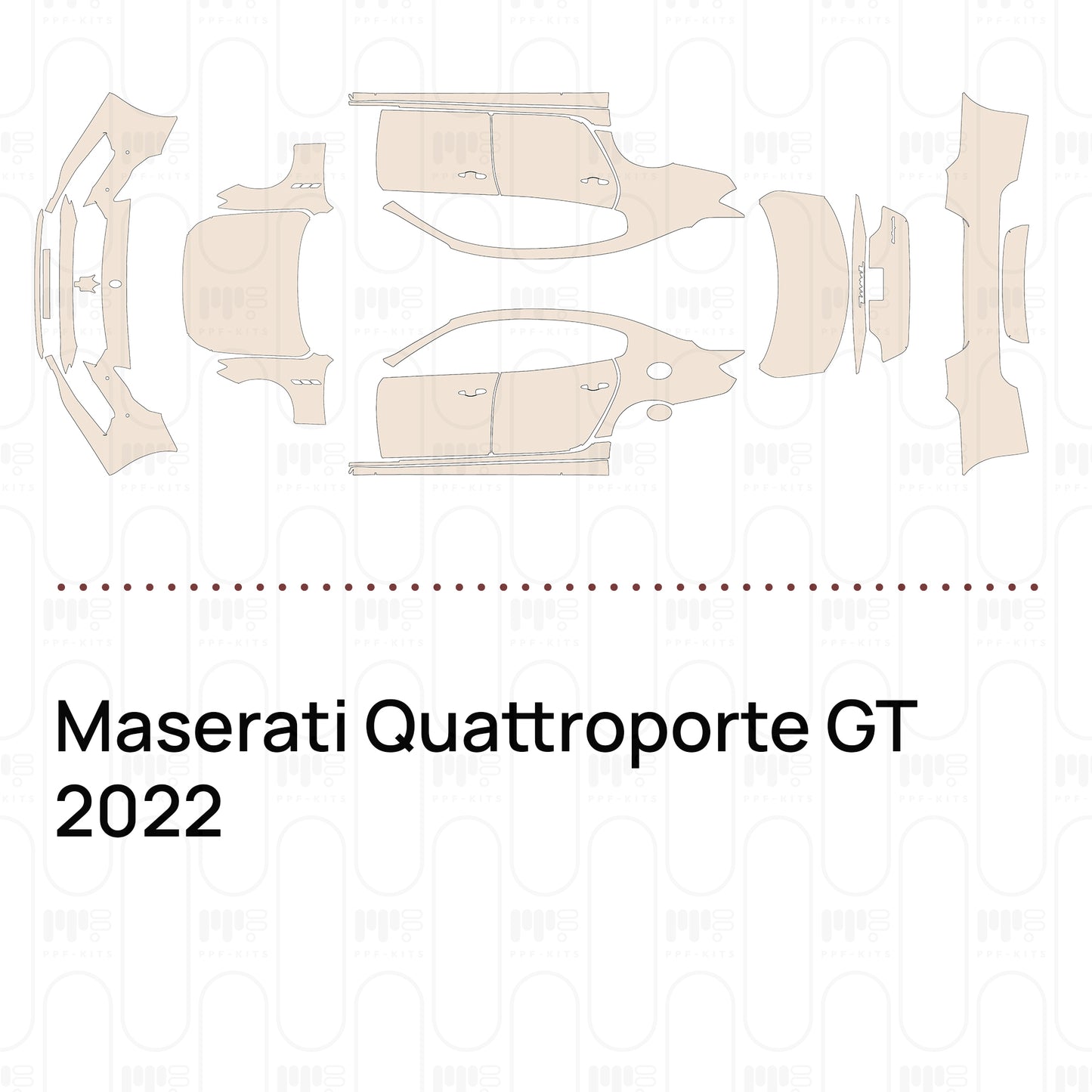 PPF prédécoupé Maserati Quattroporte GT 2022
