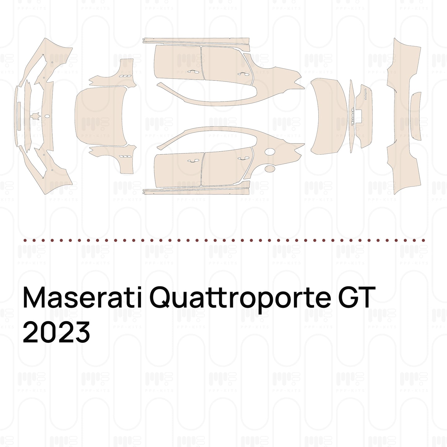 PPF prédécoupé Maserati Quattroporte GT 2023