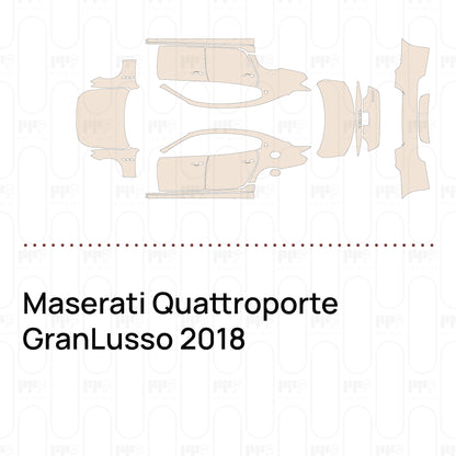 PPF prédécoupé Maserati Quattroporte GranLusso 2018