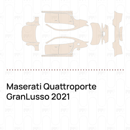 PPF prédécoupé Maserati Quattroporte GranLusso 2021