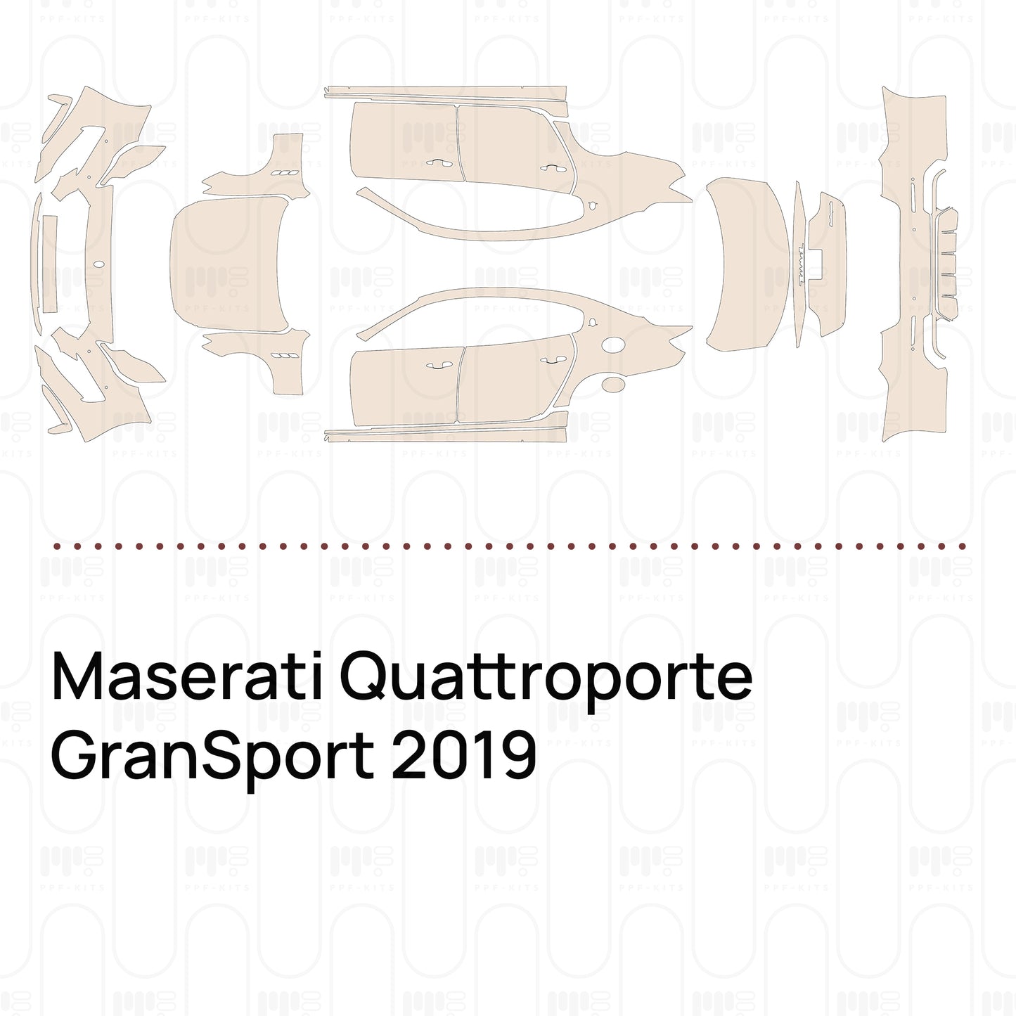 PPF prédécoupé Maserati Quattroporte GranSport 2019