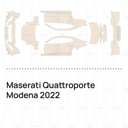 PPF prédécoupé Maserati Quattroporte Modena 2022