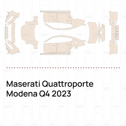 PPF prédécoupé Maserati Quattroporte Modena Q4 2023