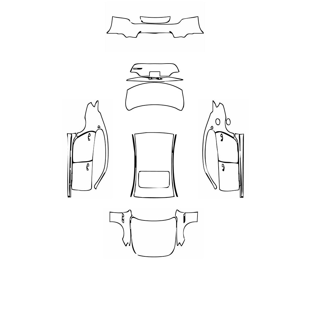 Pre-Cut PPF Maserati Quattroporte Quattroporte GranLusso 2021 - PPF-Kits