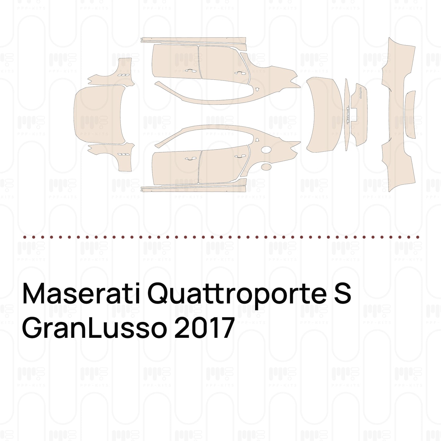 PPF prédécoupé Maserati Quattroporte S GranLusso 2017