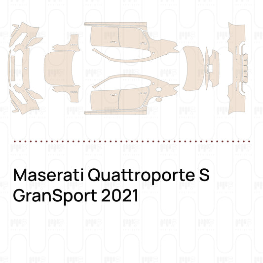 PPF prédécoupé Maserati Quattroporte S GranSport 2021
