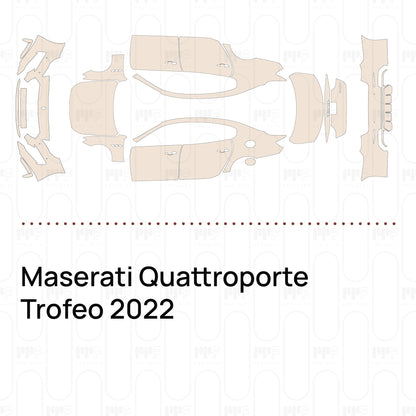 PPF prédécoupé Maserati Quattroporte Trofeo 2022