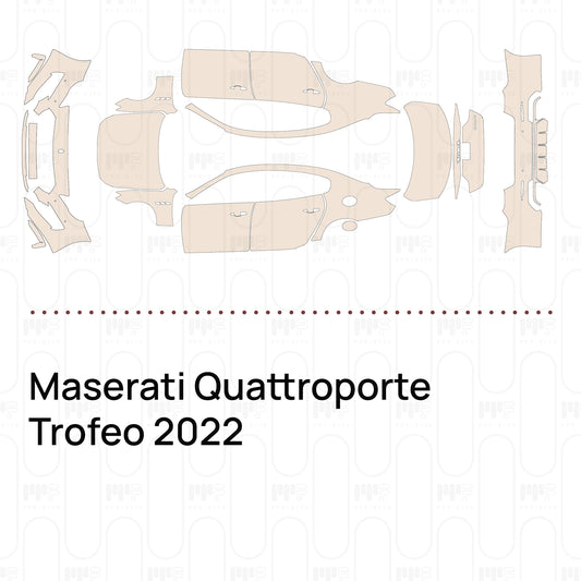 PPF prédécoupé Maserati Quattroporte Trofeo 2022