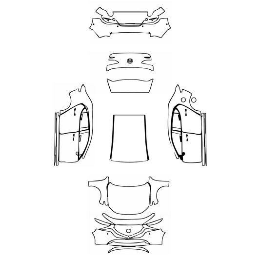 Pre-Cut PPF Mazda Axela (Mazda 3) Hatchback 2022 - PPF-Kits