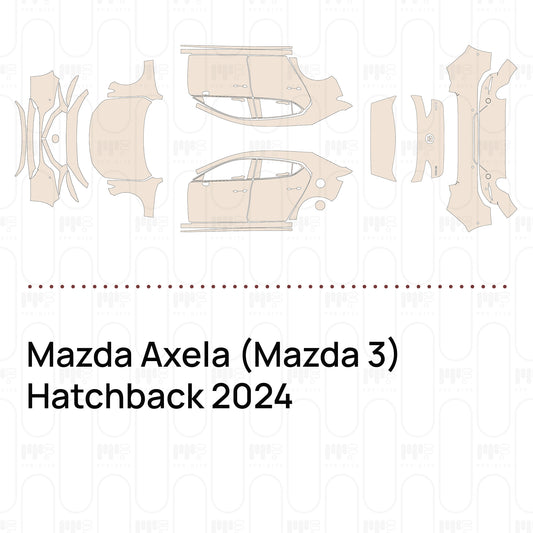 PPF prédécoupé Mazda Axela (Mazda 3) Hatchback 2024