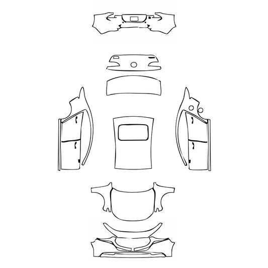 Pre-Cut PPF Mazda Axela (Mazda 3) Sedan Saloon 2022 - PPF-Kits