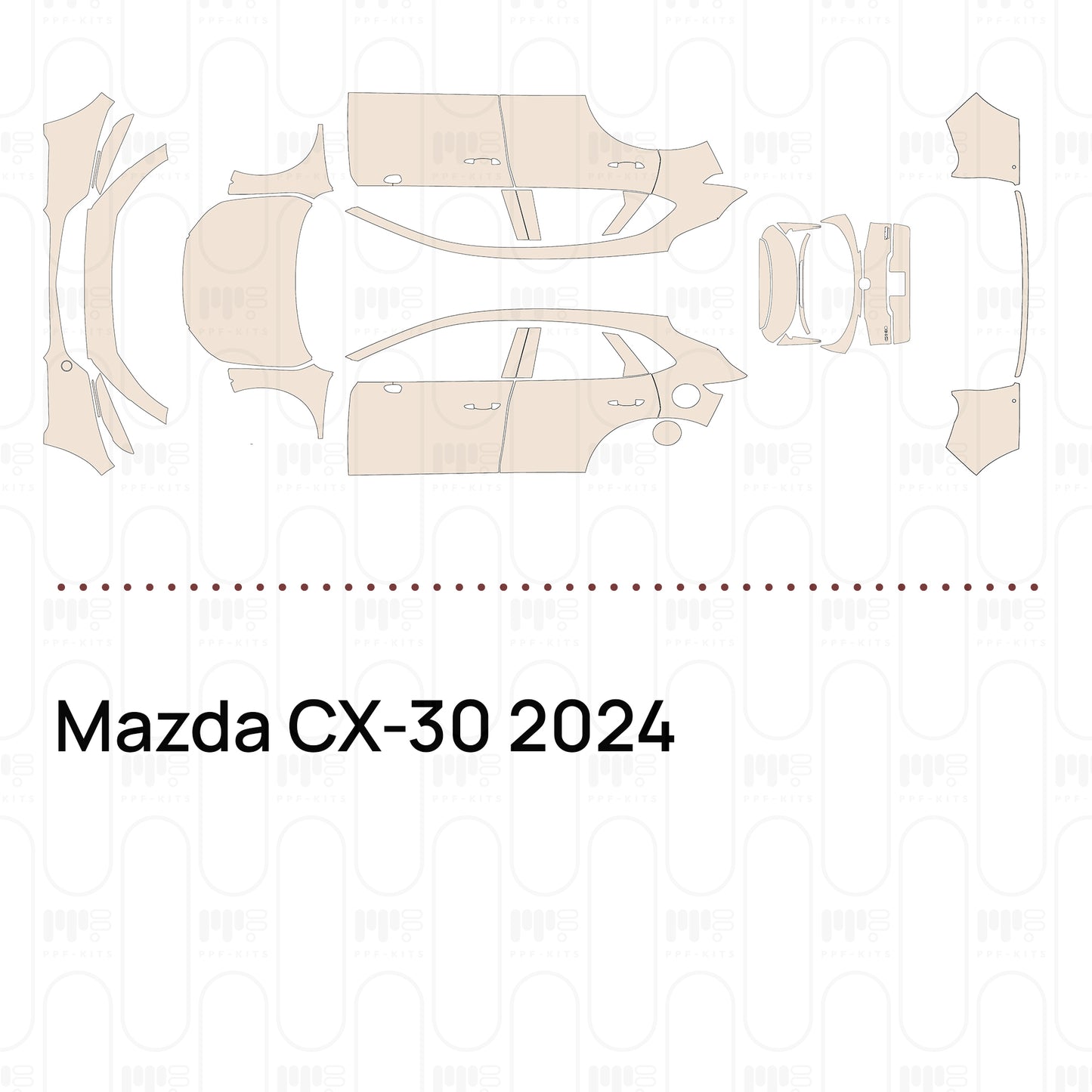PPF prédécoupé Mazda CX-30 2024