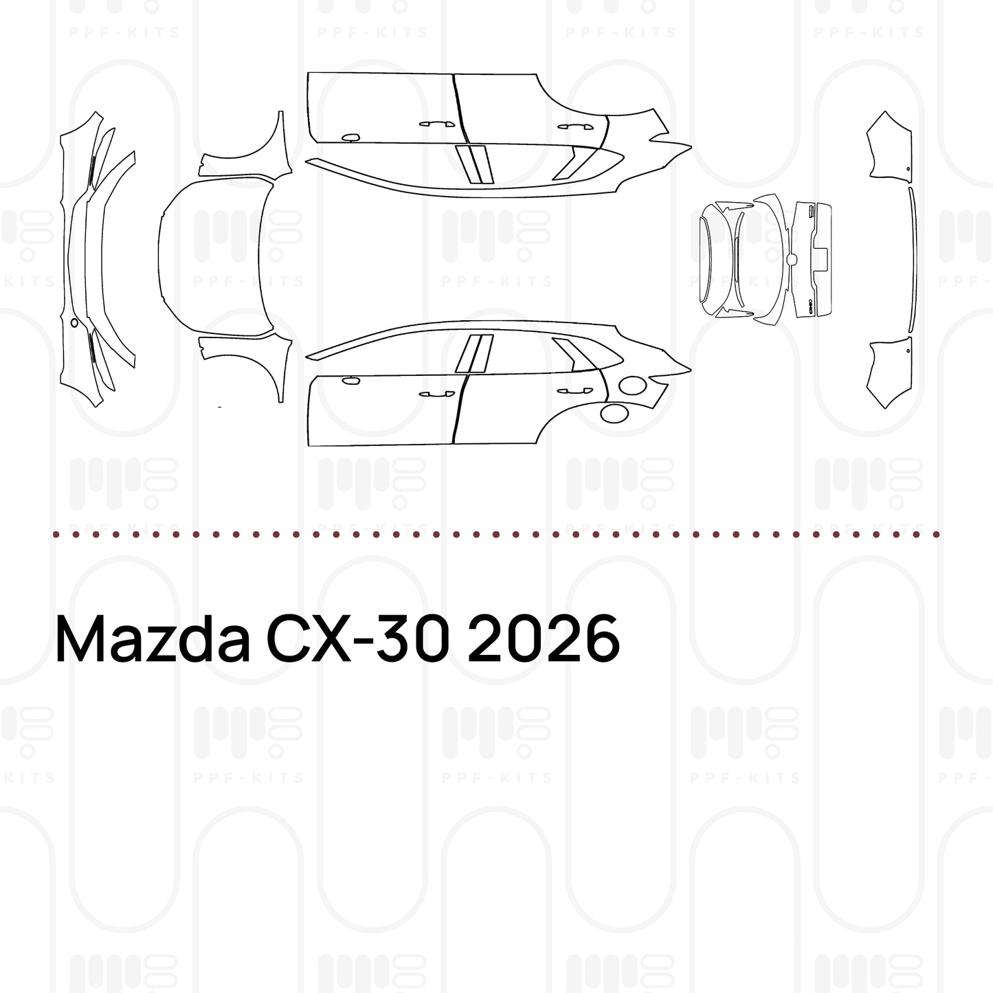 PPF prédécoupé Mazda CX-30 2026