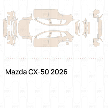 PPF prédécoupé Mazda CX-50 2026