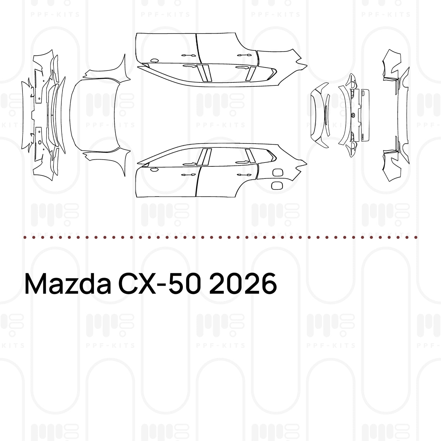 PPF prédécoupé Mazda CX-50 2026