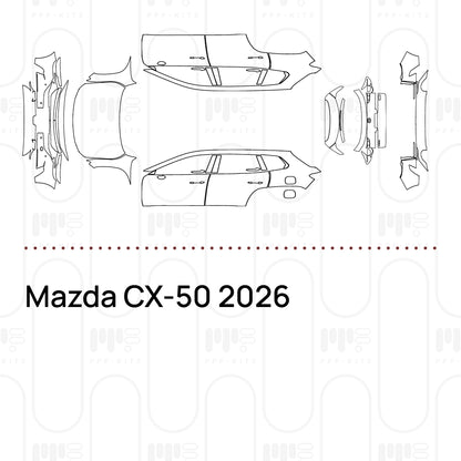 PPF prédécoupé Mazda CX-50 2026