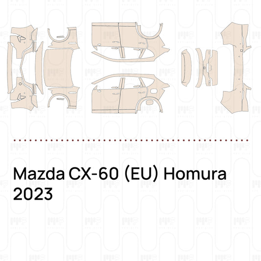 PPF prédécoupé Mazda CX-60 (EU) Homura 2023