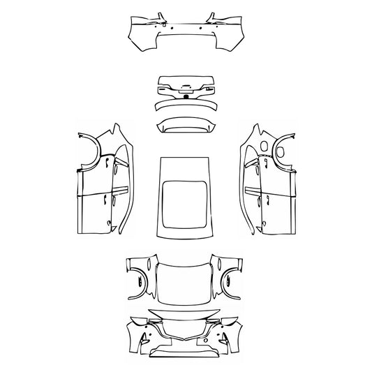 PPF prédécoupé Mazda CX-60 (EU) Homura 2025
