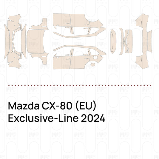 PPF prédécoupé Mazda CX-80 (EU) Exclusive-Line 2024