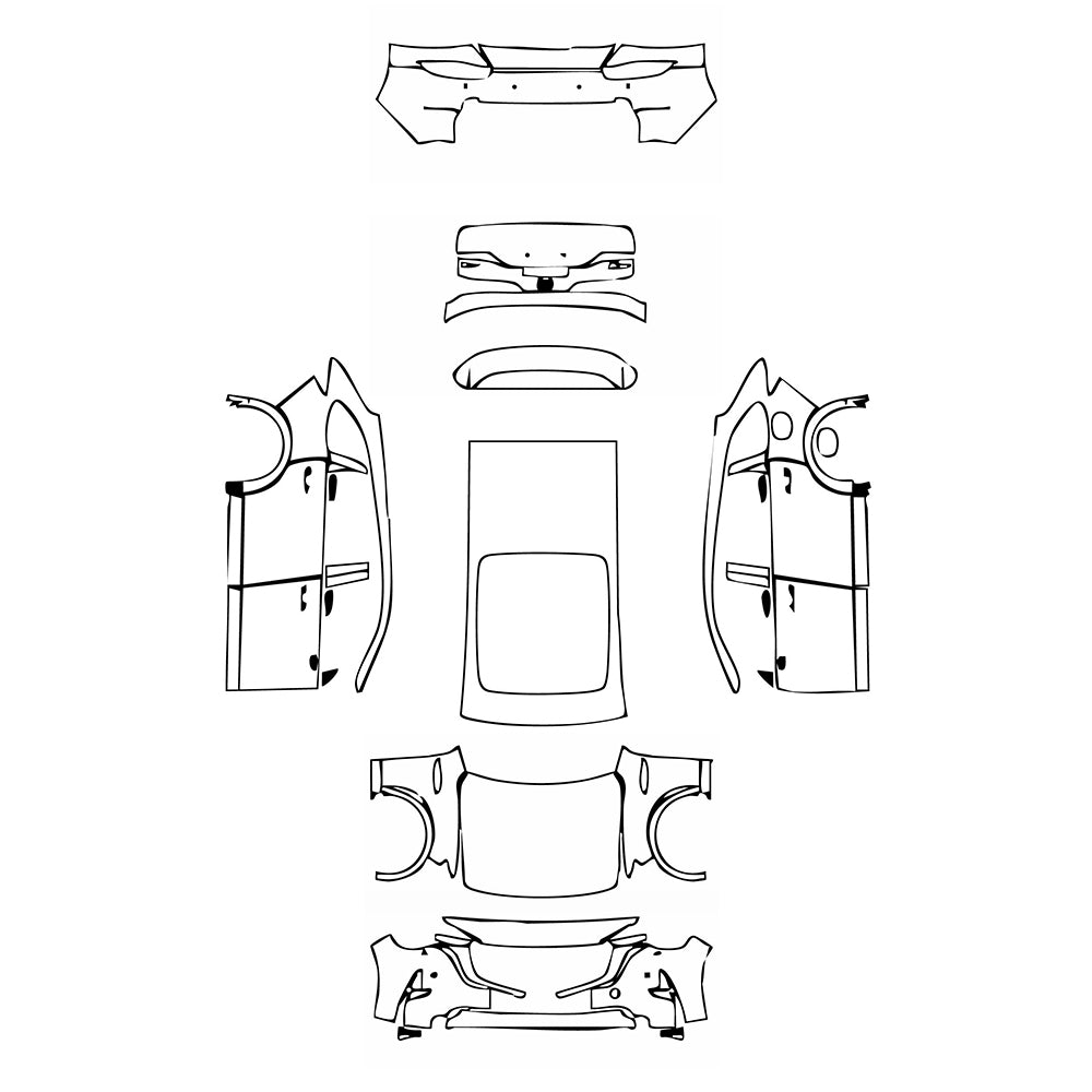 Pre-Cut PPF Mazda CX-80 (EU) Homura 2024 - PPF-Kits