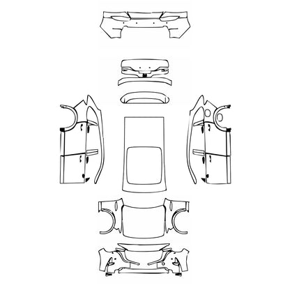 Pre-Cut PPF Mazda CX-80 (EU) Takumi 2024 - PPF-Kits