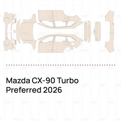 PPF prédécoupé Mazda CX-90 Turbo Preferred 2026