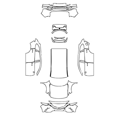 Pre-Cut PPF Mazda CX-9 2016 - PPF-Kits